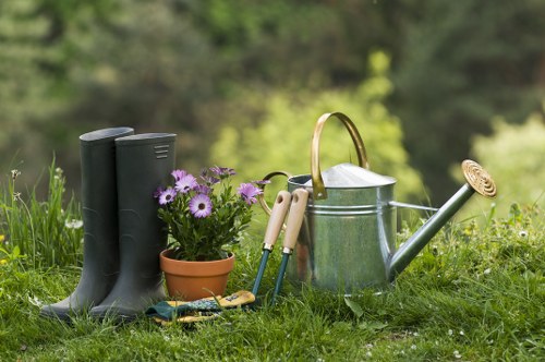 Customer concern being recorded during a landscaping complaints review