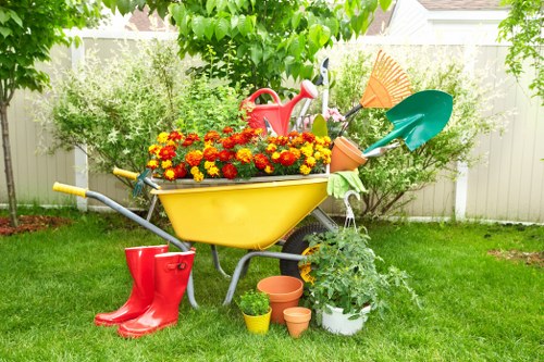 Marketing and analytics cookie usage on a landscaping website
